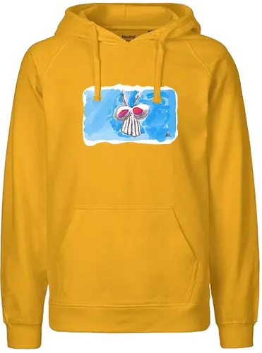 Alien Bunny - alber, einfachso, Alien, Häschen, Bunny - Fairtrade Hoodie