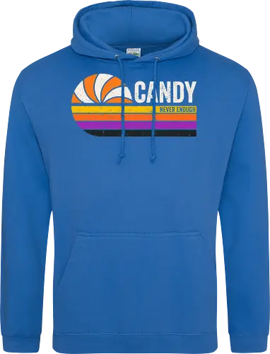Candy vintage - retro, vintage, candy, halloween, autumn, fall, quote, lettering - Standard Hoodie
