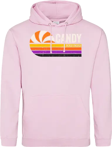 Candy vintage - retro, vintage, candy, halloween, autumn, fall, quote, lettering - Standard Hoodie