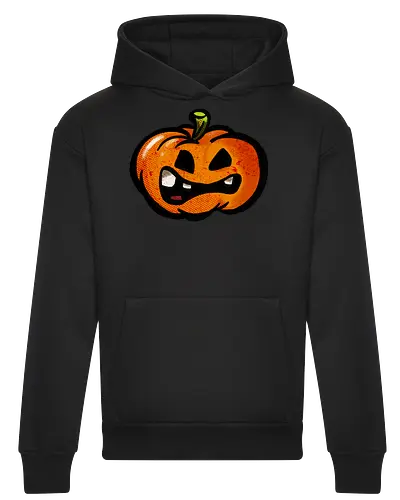 Garstiger Kürbis - Halloween, Kürbis, handgezeichnet, Monsta, Oktober - Heavyweight Hoodie