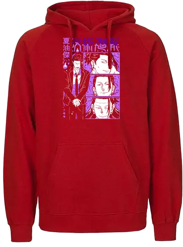 Geto Suguru Shadow Sorcerer JJK - suguru geto, jjk villain, purple aesthetic, cursed spirit user, anime fan apparel, shonen antagonist, jujutsu kaisen gift, manga style art - Fairtrade Hoodie