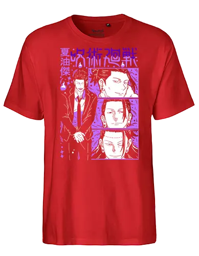 Geto Suguru Shadow Sorcerer JJK - suguru geto, jjk villain, purple aesthetic, cursed spirit user, anime fan apparel, shonen antagonist, jujutsu kaisen gift, manga style art - Fairtrade T-Shirt