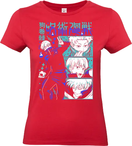 Toge Inumaki Cursed Speech JJK Tee - toge inumaki, jjk toge, cursed speech user, teal blue palette, cool side character, anime otaku gift, jujutsu kaisen merch, weeb shirt - Standard T-Shirt (Women)