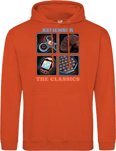 Remember the Classics - Classic, vintage, retro, gaming, old, classics - Standard Hoodie