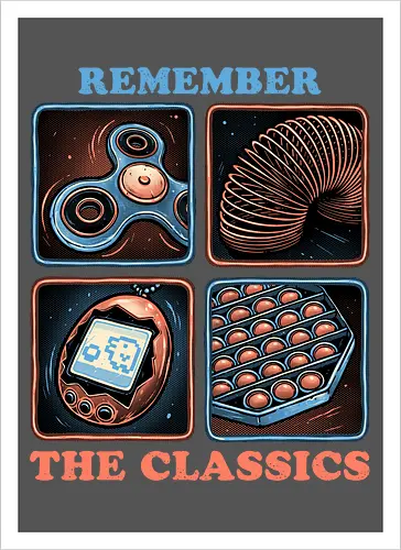 Remember the Classics - Classic, vintage, retro, gaming, old, classics - Artprint