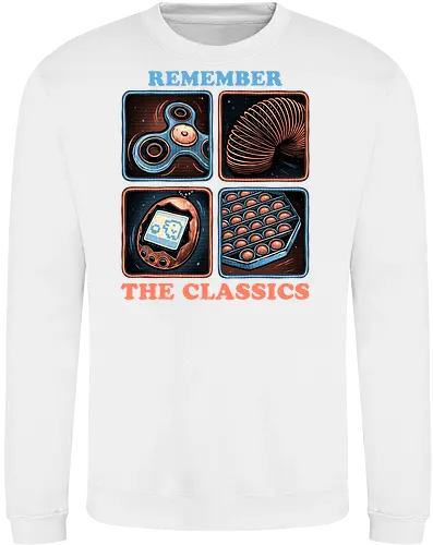 Remember the Classics - Classic, vintage, retro, gaming, old, classics - Sweatshirt