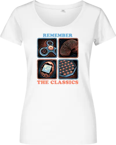 Remember the Classics - Classic, vintage, retro, gaming, old, classics - Women T-Shirt