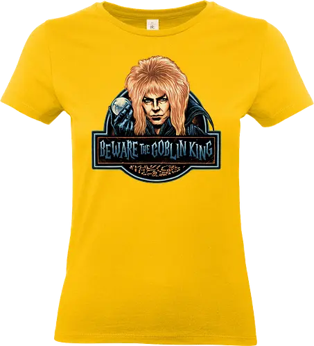 Beware the Goblin King - fantasy, Movie, film, classic movie, fiction, fictional, character, creature - Standard T-Shirt (Women)
