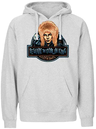 Beware the Goblin King - fantasy, Movie, film, classic movie, fiction, fictional, character, creature - Fairtrade Hoodie