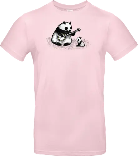Großer Panda beim Banjo-Spielen - Maximale Niedlichkeit - Riesenpanda, süßer Panda, Panda Musiker, Panda Banjo, niedlicher Panda, Panda Kunst, Riesenpanda, Panda Illustration, Panda Skizze, Tier Musik Kunst, Panda und Jungtier, Pandabär, Panda Liebhaber, Panda Motiv, Panda Geschenk, niedliche Tierkunst, Panda China, Natur Tierkunst, lustiger Panda, Panda Baby, Tierliebe, Liebe zu Tieren - Standard T-Shirt