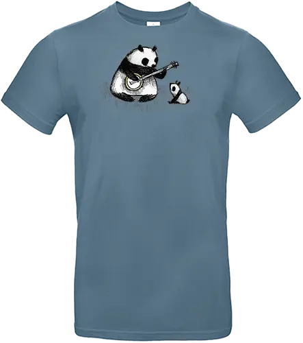 Großer Panda beim Banjo-Spielen - Maximale Niedlichkeit - Riesenpanda, süßer Panda, Panda Musiker, Panda Banjo, niedlicher Panda, Panda Kunst, Riesenpanda, Panda Illustration, Panda Skizze, Tier Musik Kunst, Panda und Jungtier, Pandabär, Panda Liebhaber, Panda Motiv, Panda Geschenk, niedliche Tierkunst, Panda China, Natur Tierkunst, lustiger Panda, Panda Baby, Tierliebe, Liebe zu Tieren - Standard T-Shirt