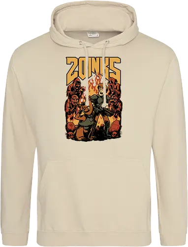 Cartoon FPS Horror Game - Cartoon, 80s Cartoons, 80s, 1980s, 80's, Retro Cartoon, Retro Vintage, Retro, Vintage, Fps Gaming, First-person Shooter, First Person Shooter, Horror, Game, Video Game, Games, Video Games, Awesome, Poster, Cool, Mashup, Nostalgia, Nostalgic, Animation, Animated, Animated Series, Tv Show, Paranormal, Investigate, Investigation, Mystery, Mysterious, Halloween, Spooky Season, Spooky, Creepy, Scary, Graveyard, Monsters, Monster, Fire, Ghosts, Ghost - Standard Hoodie