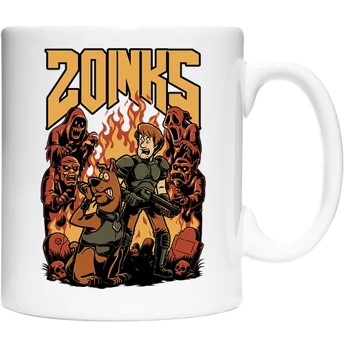 Cartoon FPS Horror Game - Cartoon, 80s Cartoons, 80s, 1980s, 80's, Retro Cartoon, Retro Vintage, Retro, Vintage, Fps Gaming, First-person Shooter, First Person Shooter, Horror, Game, Video Game, Games, Video Games, Awesome, Poster, Cool, Mashup, Nostalgia, Nostalgic, Animation, Animated, Animated Series, Tv Show, Paranormal, Investigate, Investigation, Mystery, Mysterious, Halloween, Spooky Season, Spooky, Creepy, Scary, Graveyard, Monsters, Monster, Fire, Ghosts, Ghost - Cup