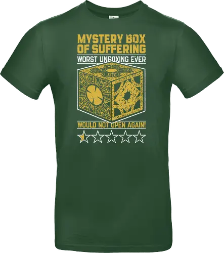 Horror Movie Priest Mystery Box - Unboxing, Box, Horror, Classic Horror, Horror Movies, Nostalgic Horror, Nostalgia, Nostalgic, 80s, 1980s, 80's, 80s Movies, Halloween, Spooky, Spooky Season, Scary, Creepy, Retro Vintage, Vintage, Retro, Books, Book, Bookworm, Old Movies, Monsters, Monster, Mystical, Puzzle Game, Puzzle, Suffer, Suffering - Standard T-Shirt