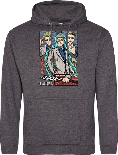 Nanami Kento Seven Seas Sorcerer - nanami kento, cool sorcerer, anime gift, suit style, stoic vibes, weeb, grade 1 sorcerer, Jujutsu - Standard Hoodie