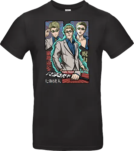 Nanami Kento Seven Seas Sorcerer - nanami kento, cool sorcerer, anime gift, suit style, stoic vibes, weeb, grade 1 sorcerer, Jujutsu - Standard T-Shirt
