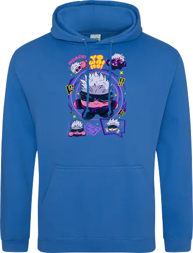 Pink Gojo Satoru Infinity Cute Mode - gojo satoru, Jujutsu, crossover, chibi style, funny anime, kawaii, otaku humor, anime lover gift - Standard Hoodie