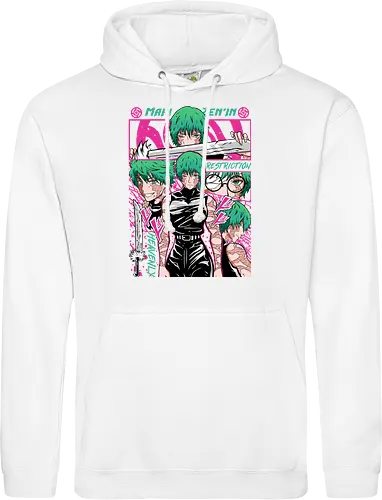 Maki Zenin Restriction Unleashed - maki zenin, Jujutsu, restriction arc, pink and black, powerful female, manga style, otaku gift, shounen anime - Standard Hoodie
