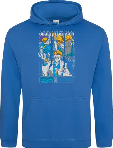 Nanami Kento Grade 1 Overtime Grind - nanami kento, Jujutsu, fan art tribute, overtime rule, collector poster style, anime office humor, stoic hero, otaku - Standard Hoodie
