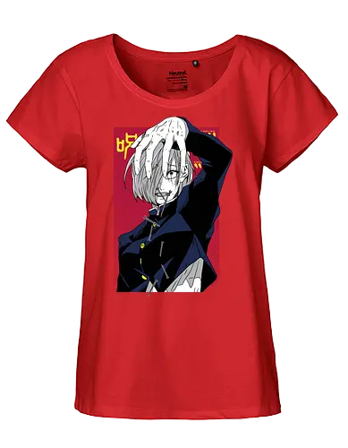 Nobara Kugisaki Nail Witch Energy - nobara kugisaki, Jujutsu, straw doll, bold female character, cursed technique, anime gift idea, weeb, dark pink aesthetic - Fairtrade Girl Shirt