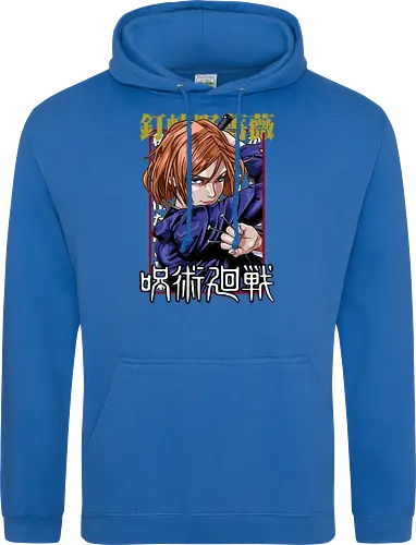 Nobara Kugisaki Full Force Jujutsu - nobara kugisaki, Jujutsu, full body art, jujutsu high, action female lead, anime birthday, weeb apparel, bold design - Standard Hoodie