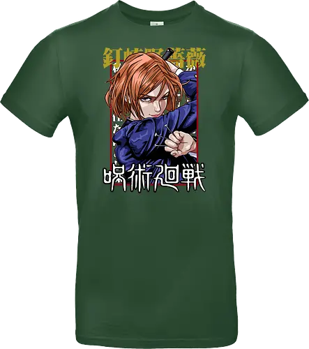 Nobara Kugisaki Full Force Jujutsu - nobara kugisaki, Jujutsu, full body art, jujutsu high, action female lead, anime birthday, weeb apparel, bold design - Standard T-Shirt