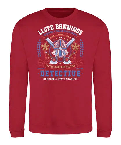 Lloyd Bannings Crossbell Academy - trails in the sky, lloyd bannings, 2nd chapter, legend of heroes, ys, crossbell, bracer guild, thors military academy, trails from zero, trails into reverie, trails of cold steel, gamer, video game, trails to azure, tio plato, mishy, gaming - Sweatshirt
