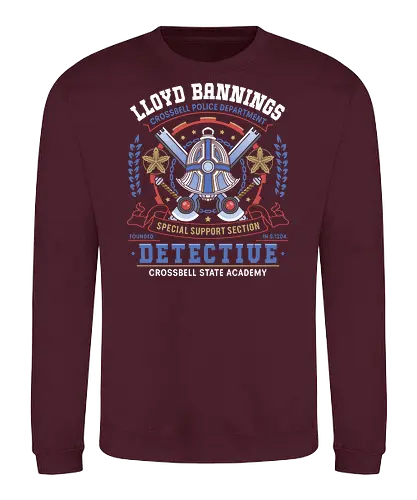 Lloyd Bannings Crossbell Academy - trails in the sky, lloyd bannings, 2nd chapter, legend of heroes, ys, crossbell, bracer guild, thors military academy, trails from zero, trails into reverie, trails of cold steel, gamer, video game, trails to azure, tio plato, mishy, gaming - Sweatshirt