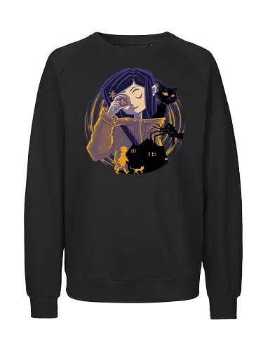 Seeing Through The Stone - Coraline, Adder stone - Fairtrade Sweatshirt