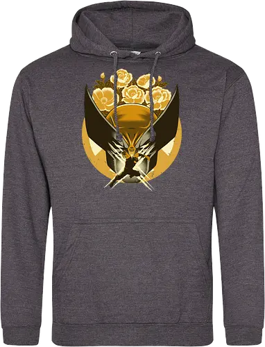 Mutant and Anemone - Wollvering, Superhero, Flowers - Standard Hoodie