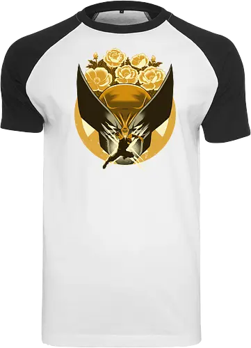 Mutant and Anemone - Wollvering, Superhero, Flowers - Raglan T-Shirt