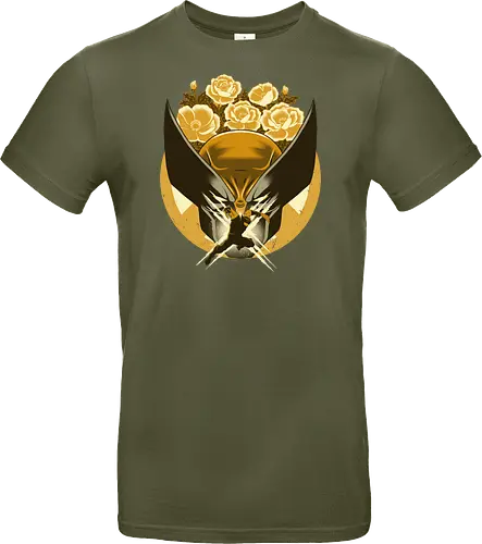 Mutant and Anemone - Wollvering, Superhero, Flowers - Standard T-Shirt