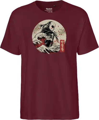 the undying shinobi  - horror, halloween, jasonvoorhees, freddy krueger, friday13th, horror movies, slasher, halloween town, hocus pocus, elmstreet, nightmare, waveoffkanagawa, japanese, shinobi, samurai - Fairtrade T-Shirt