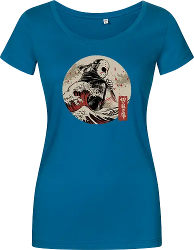the undying shinobi  - horror, halloween, jasonvoorhees, freddy krueger, friday13th, horror movies, slasher, halloween town, hocus pocus, elmstreet, nightmare, waveoffkanagawa, japanese, shinobi, samurai - Women T-Shirt