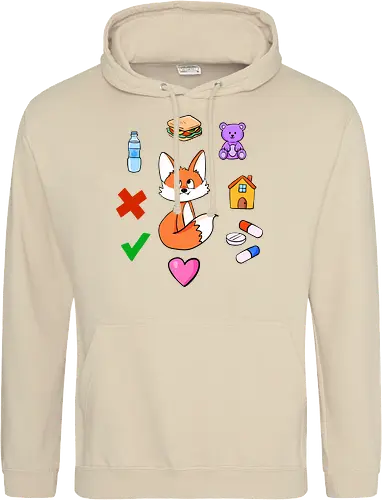 Kommunikationsfuchs - Fuchs, Autismus, Neurodivergenz, Kommunikation - Standard Hoodie