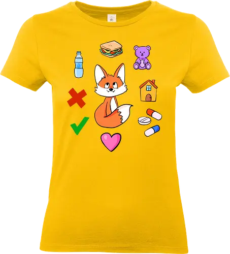 Kommunikationsfuchs - Fuchs, Autismus, Neurodivergenz, Kommunikation - Standard T-Shirt (Women)