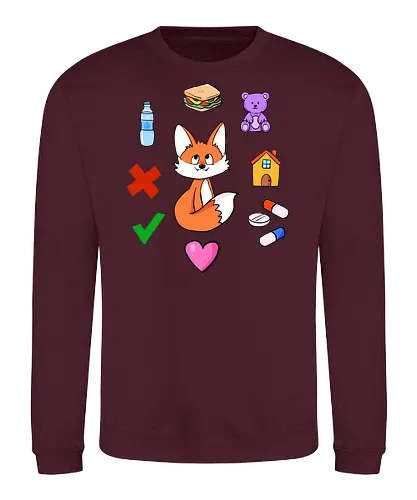 Kommunikationsfuchs - Fuchs, Autismus, Neurodivergenz, Kommunikation - Sweatshirt
