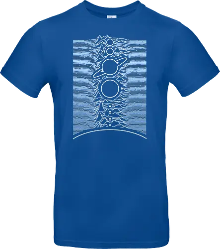 Unknown Solar System - the planets, galaxy, galaxies, Saturn, Solar system, minimal, minimalism, planets, earth, mars, Jupiter - Standard T-Shirt