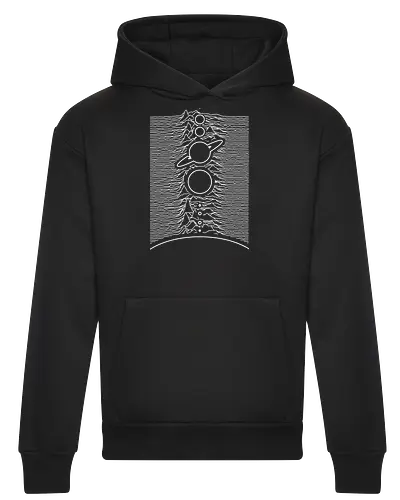 Unknown Solar System - the planets, galaxy, galaxies, Saturn, Solar system, minimal, minimalism, planets, earth, mars, Jupiter - Heavyweight Hoodie