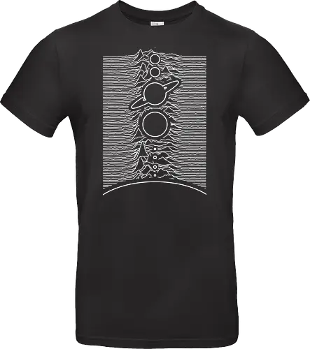 Unknown Solar System - the planets, galaxy, galaxies, Saturn, Solar system, minimal, minimalism, planets, earth, mars, Jupiter - Standard T-Shirt
