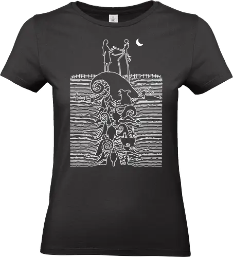 Nightmare Division - Nightmare, jack, sally, album cover, mash up, music cover parody, halloween, mayor, shock lock barrel, sandy claws - Standard T-Shirt (Women)