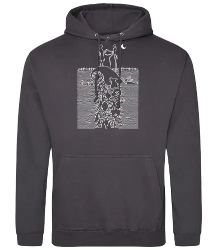 Nightmare Division - Nightmare, jack, sally, album cover, mash up, music cover parody, halloween, mayor, shock lock barrel, sandy claws - Standard Hoodie