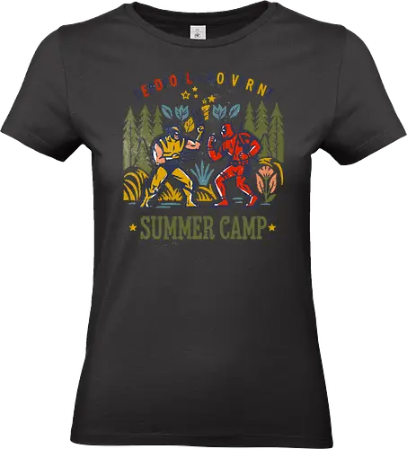 Antihero vs Superhero - her, superhero, scifi, summer camp, funny - Standard T-Shirt (Women)