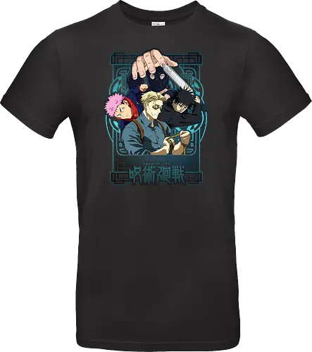Shibuya Incident Jujutsu Arc - Shibuya Incident, Jujutsu, teal aesthetic, anime arc, jjk fan, sorcerers, dark fantasy, anime gift idea - Standard T-Shirt