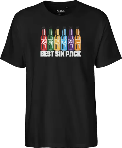 veKtik - Best Six Pack - youtube, youtuber, merchandise, cod, zombie, call of duty - Fairtrade T-Shirt