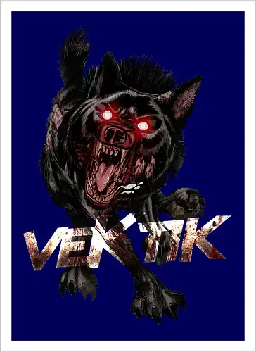 veKtik - Hellhound - youtube, youtuber, merchandise, cod, zombie, call of duty - Artprint