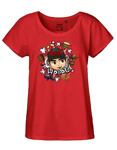 Wolou - Logo - youtube, youtuber, merchandise - Fairtrade Girl Shirt