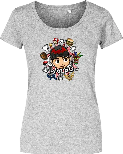 Wolou - Logo - youtube, youtuber, merchandise - Women T-Shirt