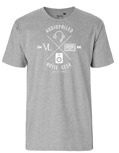 Vincent Lee Music - Audiophiled weiss - youtube, youtuber, merchandise - Fairtrade T-Shirt