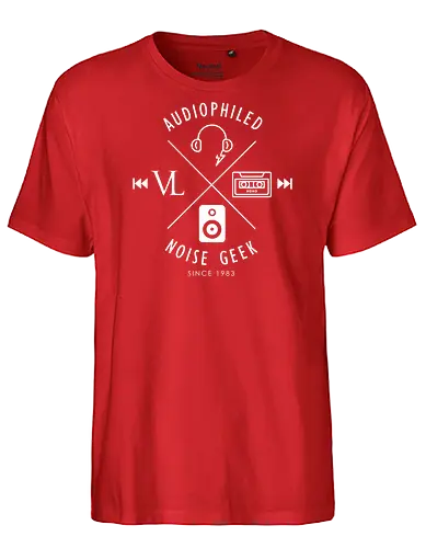 Vincent Lee Music - Audiophiled weiss - youtube, youtuber, merchandise - Fairtrade T-Shirt